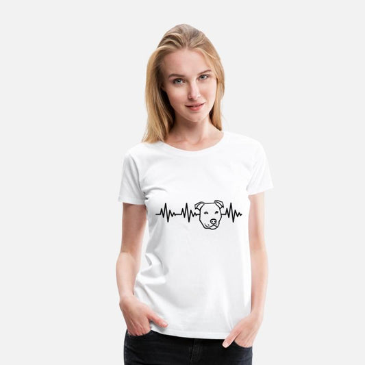 Heartbeat Pitbull Classic T Shirt