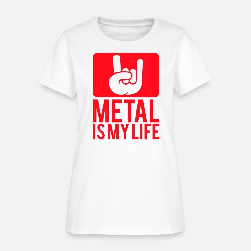 Heavy Metal Is My Life Hard Rock Music Text Quote
