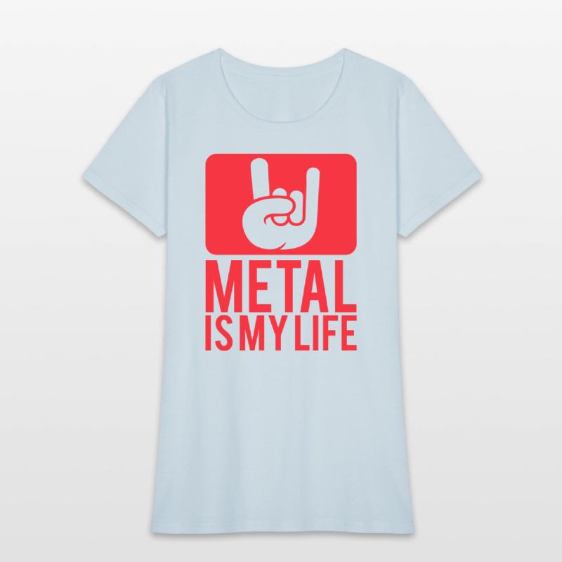 Heavy Metal Is My Life Hard Rock Music Text Quote