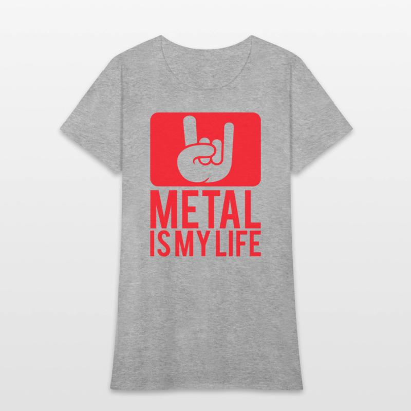 Heavy Metal Is My Life Hard Rock Music Text Quote