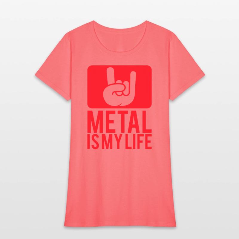 Heavy Metal Is My Life Hard Rock Music Text Quote