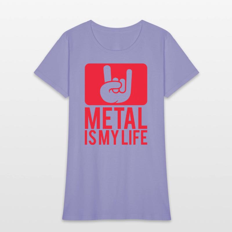 Heavy Metal Is My Life Hard Rock Music Text Quote