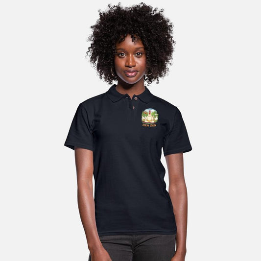 Hen Zen Rooster Meditation Yoga Tee