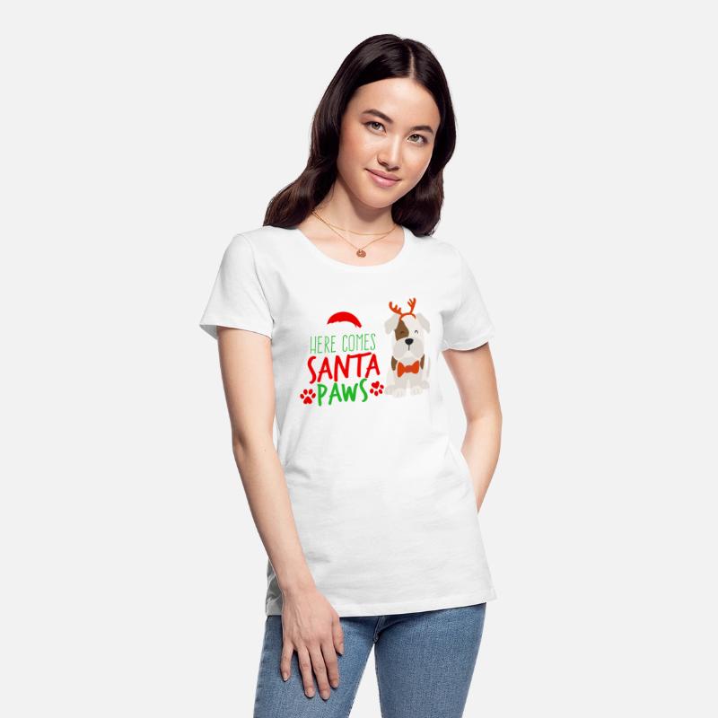 here comes santa paws dog