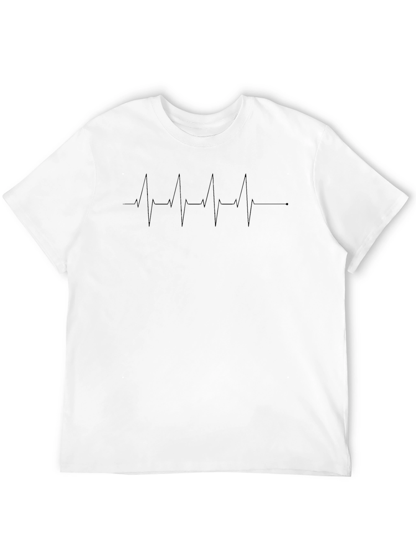 Heartbeat Pulse Line Graphic T-Shirt