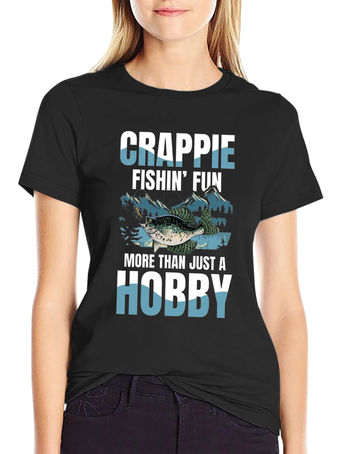 Crappie Fishing Fun Hobby T-Shirt