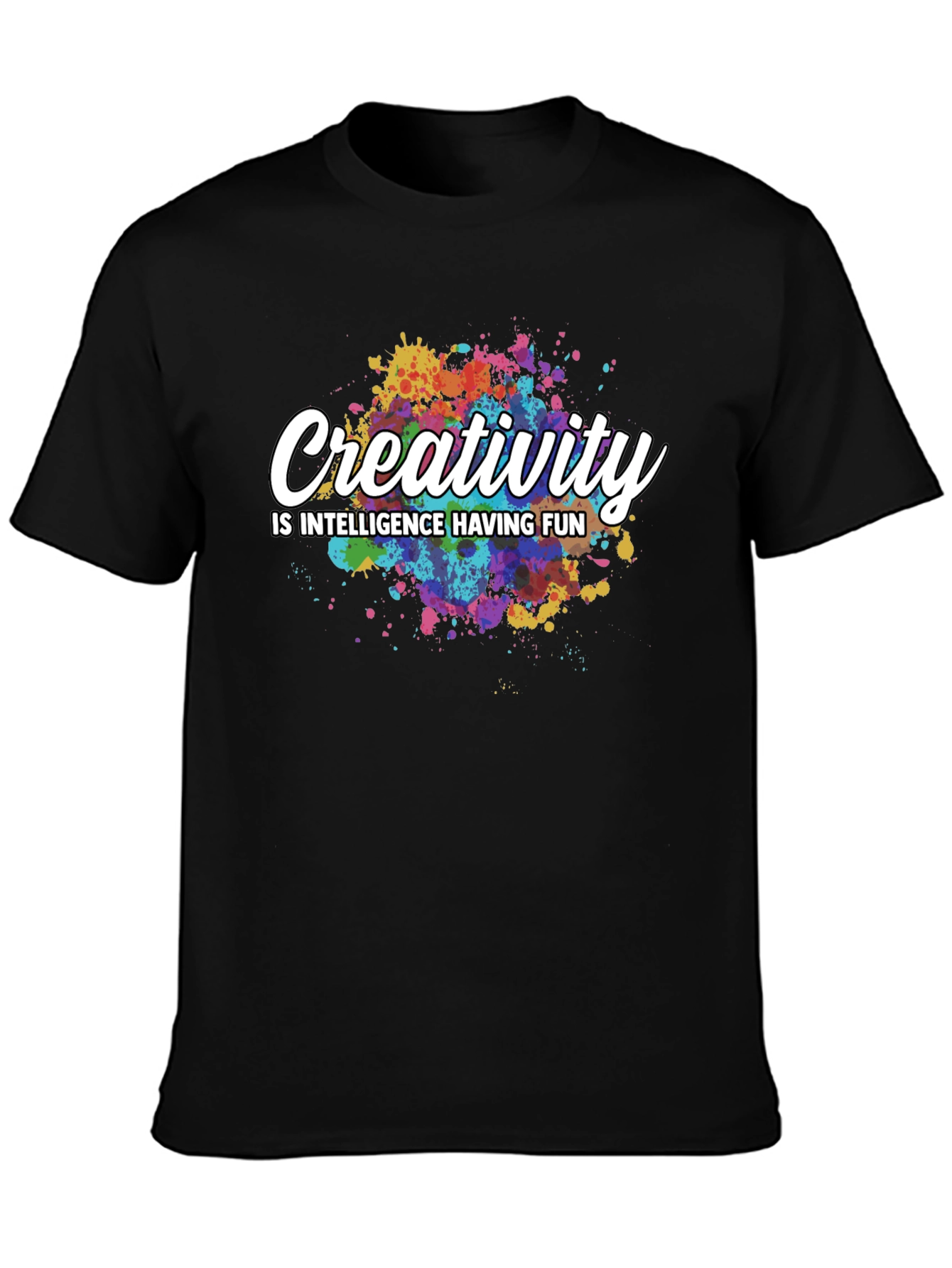 Creativity Quote Black T-Shirt