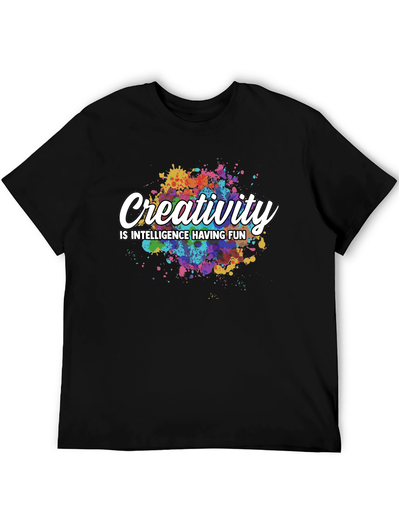 Creativity Quote Black T-Shirt