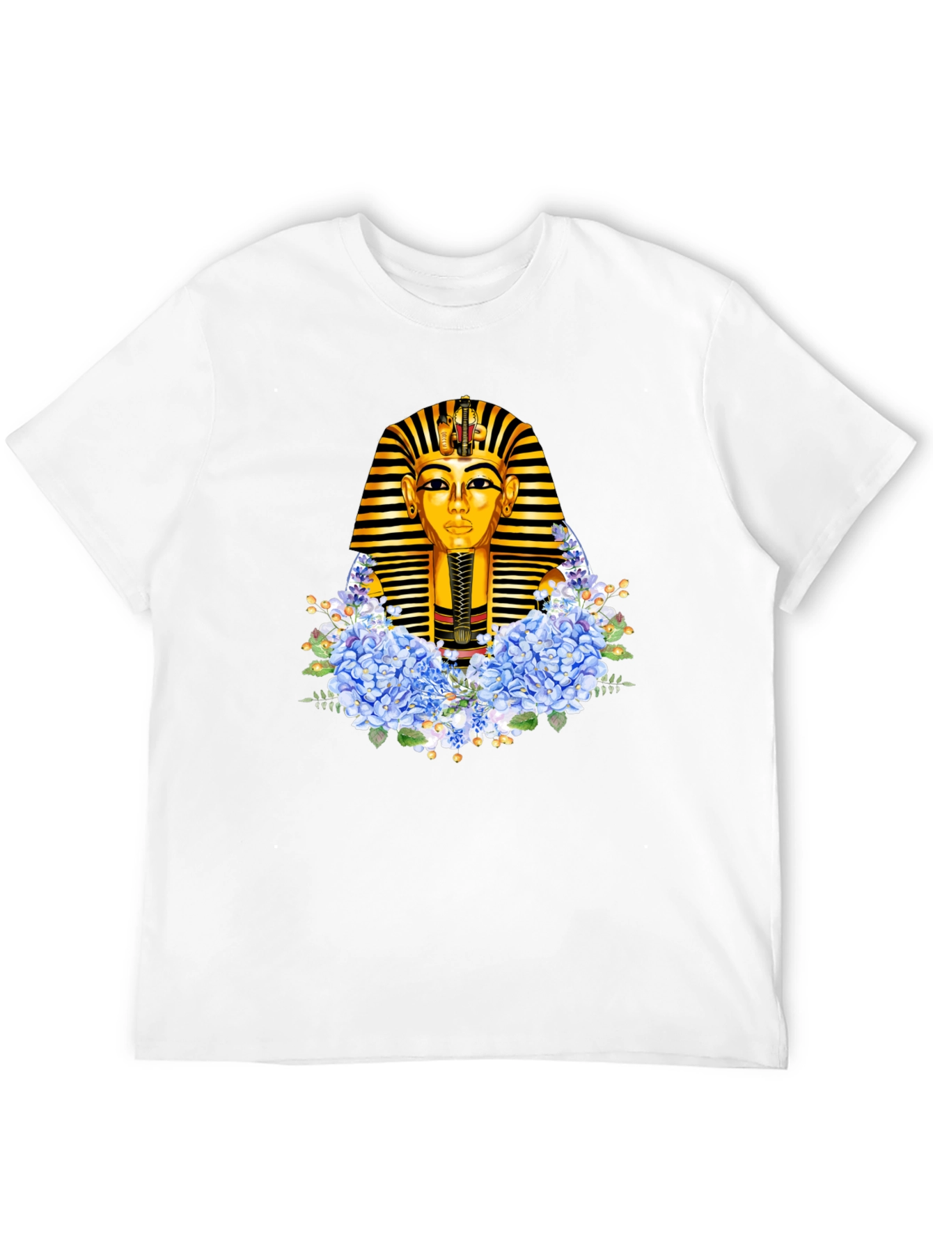 Pharaoh Floral T-Shirt - Egyptian King