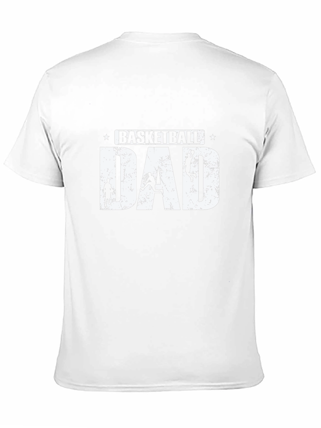 Basketball Dad Graphic Tee - Black Cotton T-Shirt
