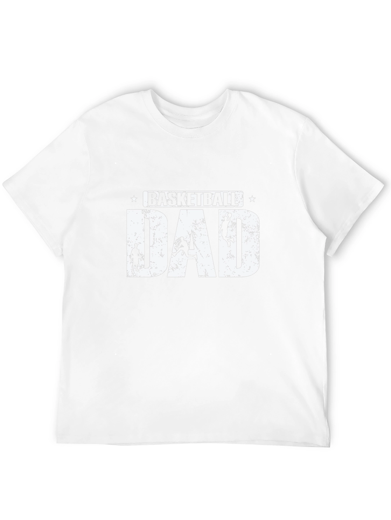 Basketball Dad Graphic Tee - Black Cotton T-Shirt