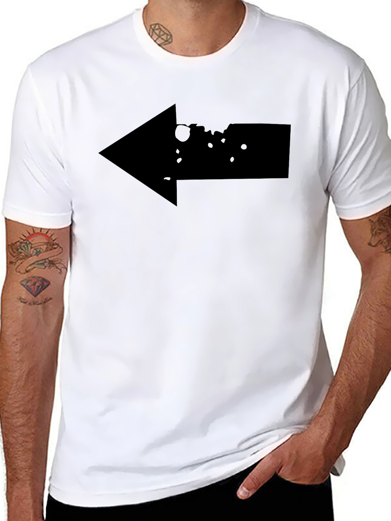 Arrow Graphic Tee - Directional Style