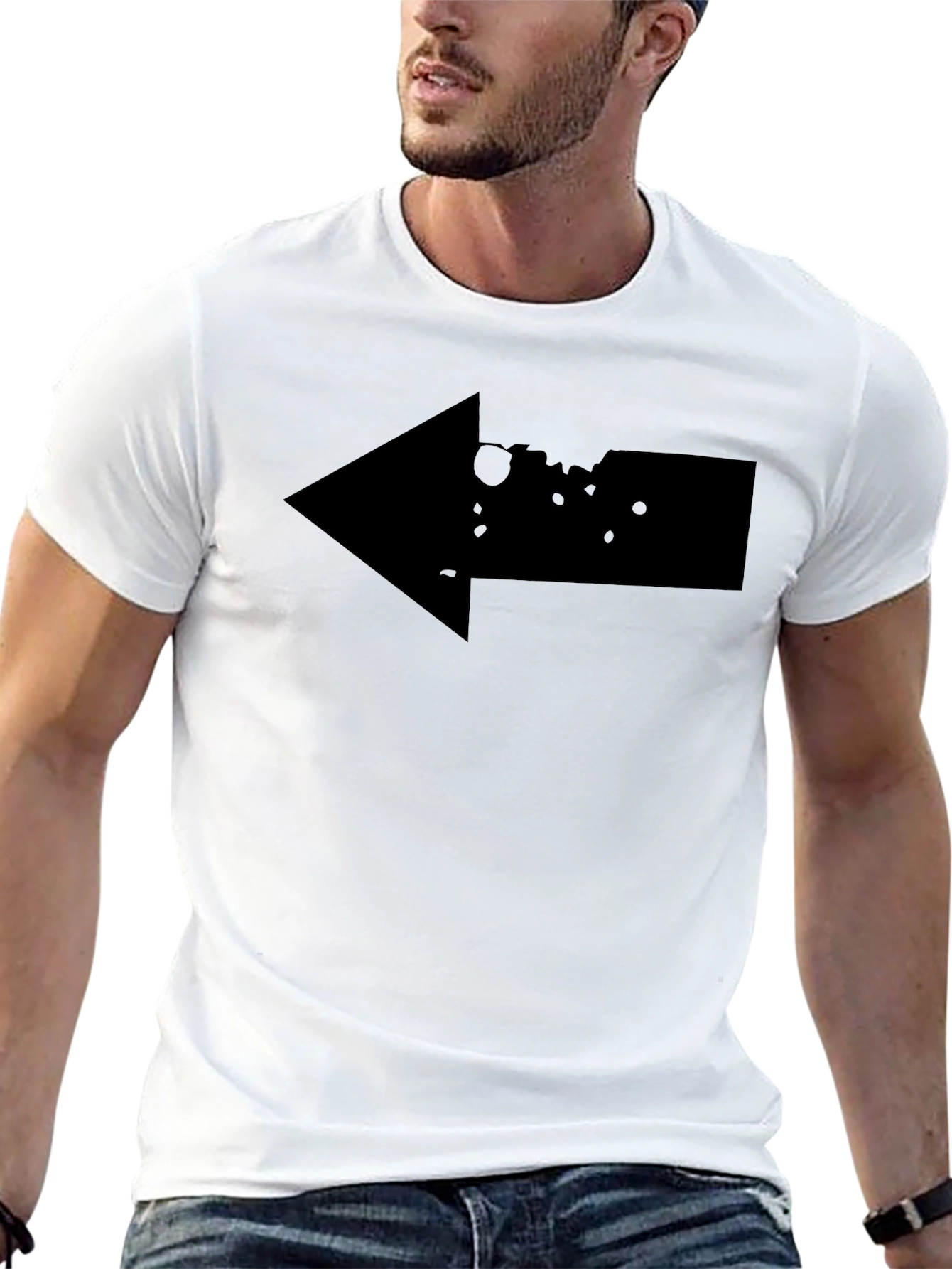 Arrow Graphic Tee - Directional Style