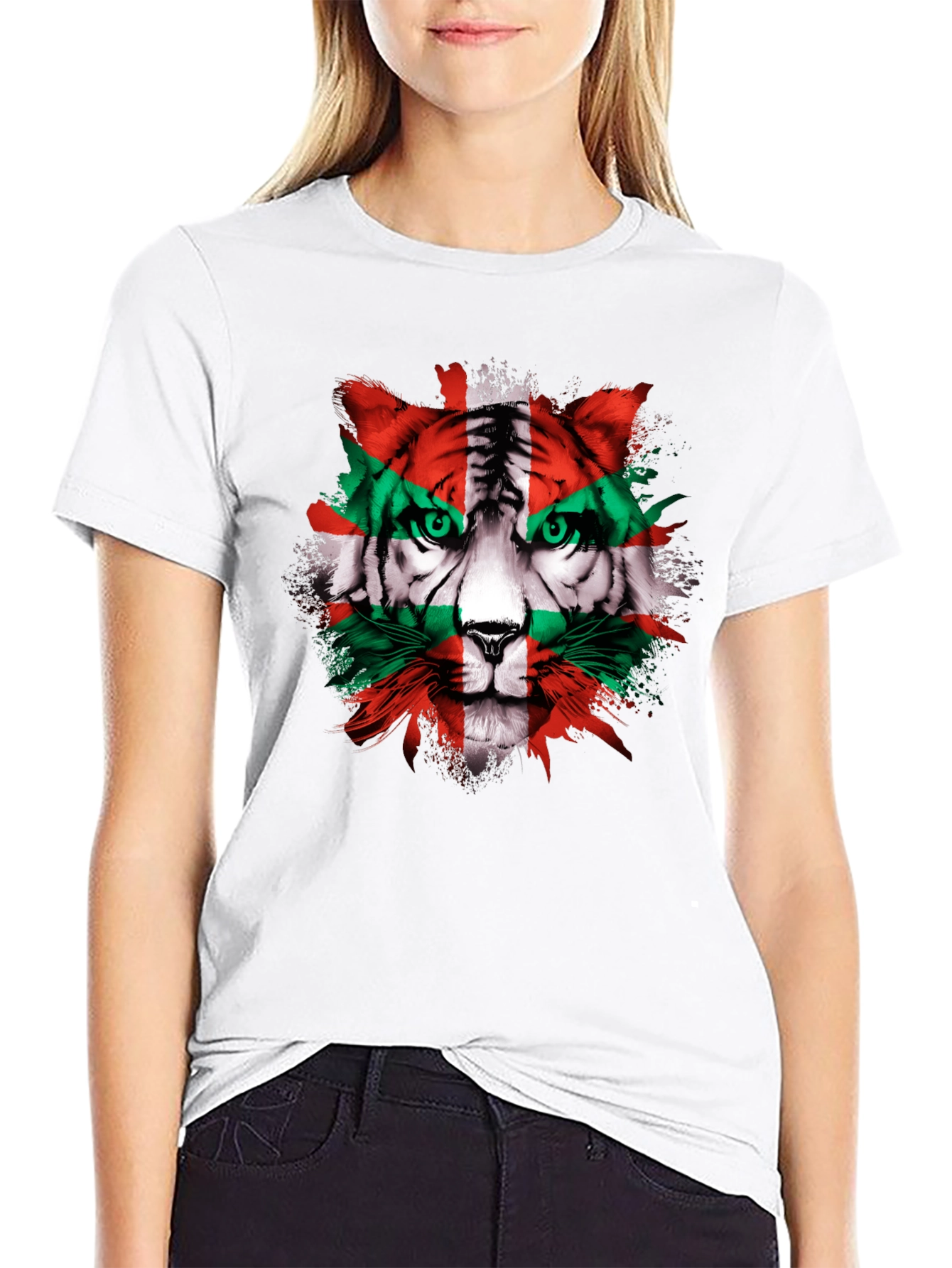 Basque Tiger Graphic Tee - Herritar Shirt