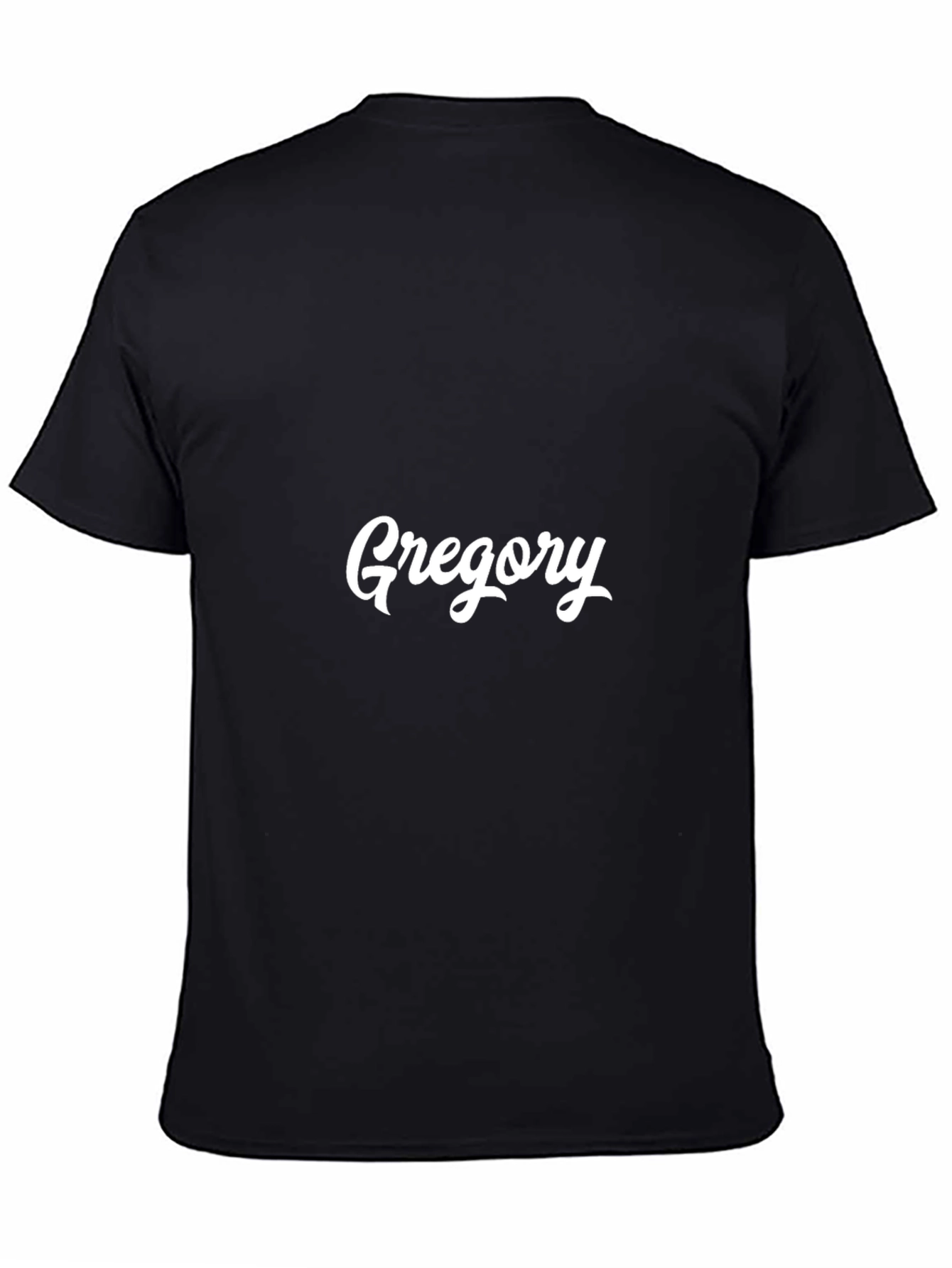 Personalized Gregory Black T-Shirt