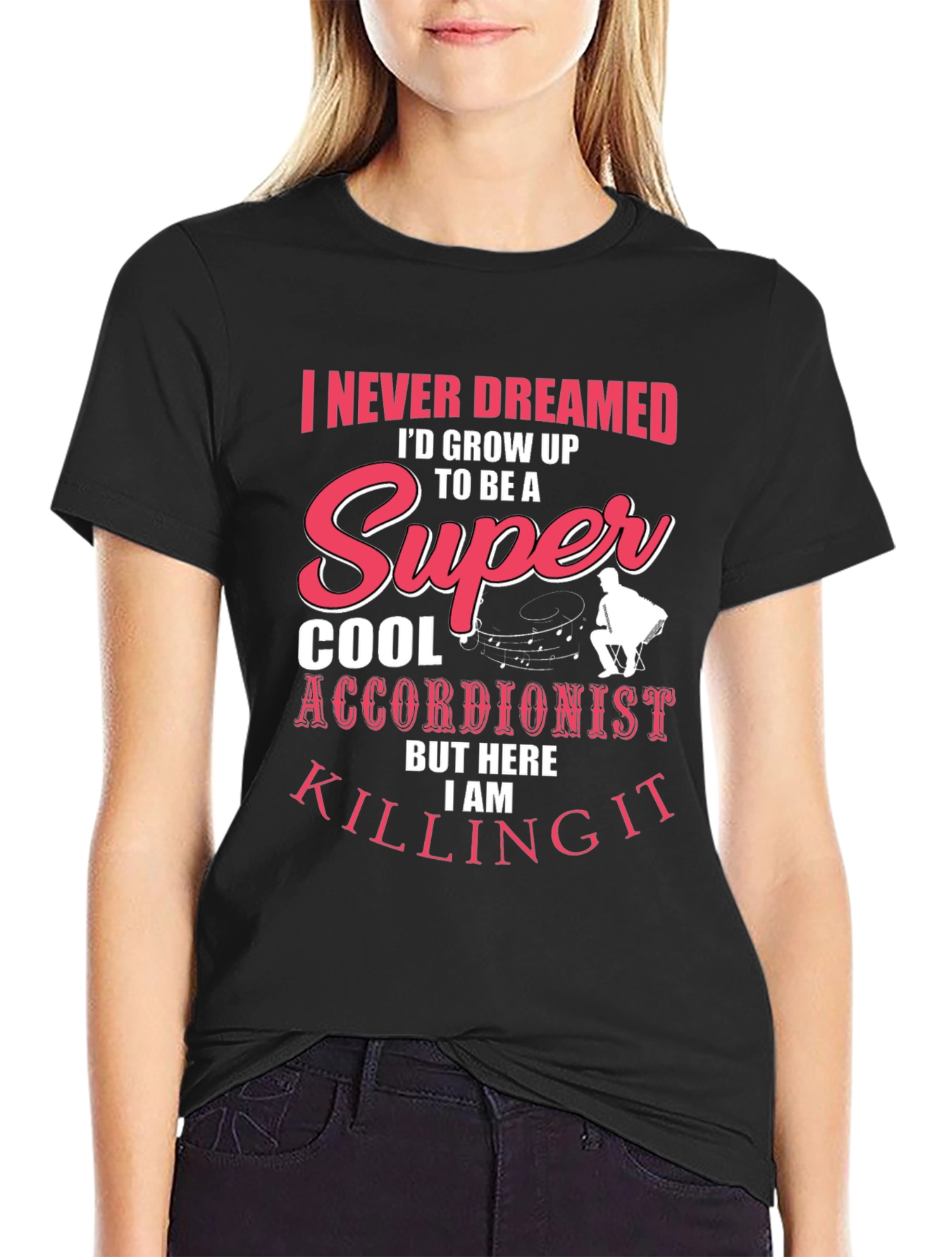 Super Cool Accordionist T-Shirt