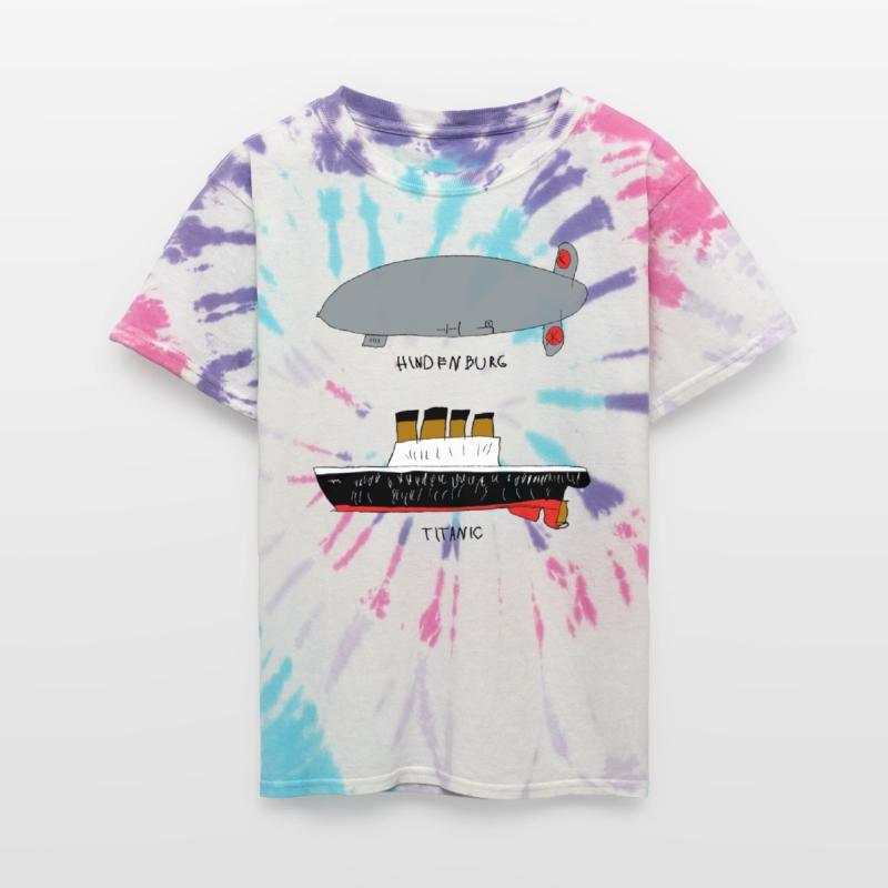 Hindenburg & Titanic Kid's Drawing