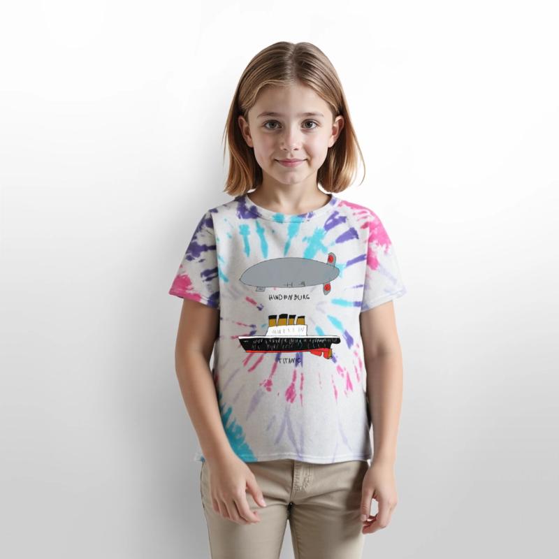 Hindenburg & Titanic Kid's Drawing