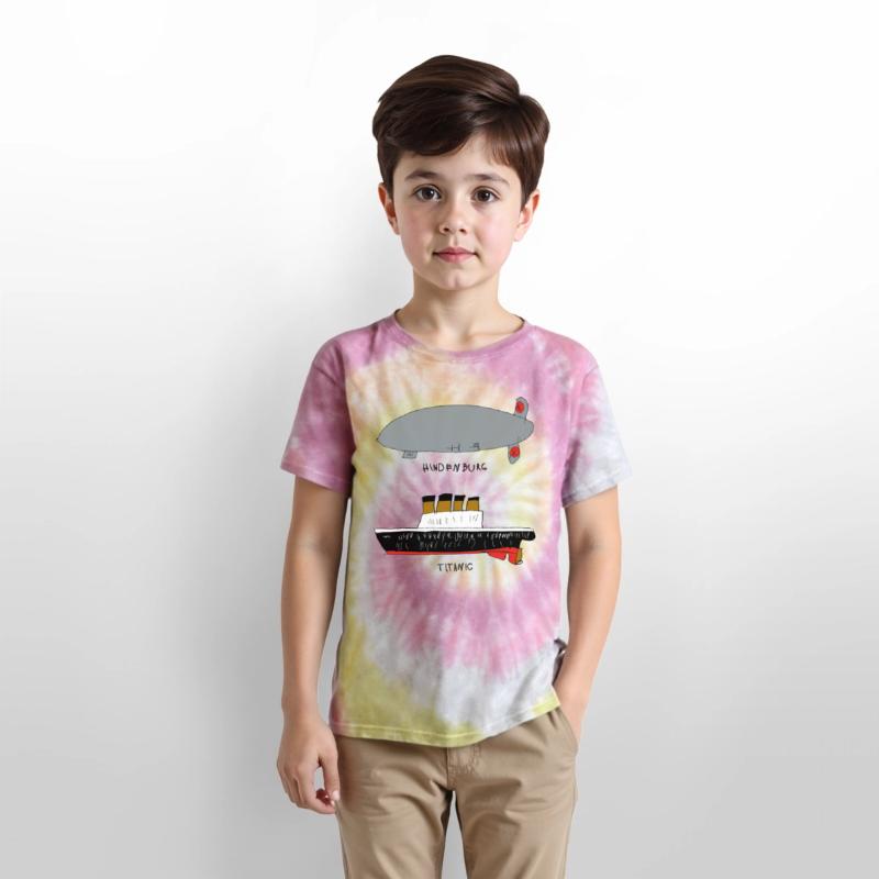 Hindenburg & Titanic Kid's Drawing