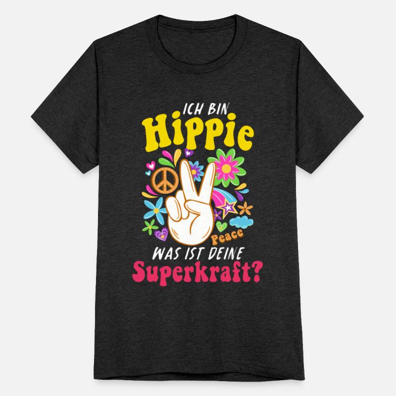 Hippie Tshirt Peace Movement Woodstock Boho Groove