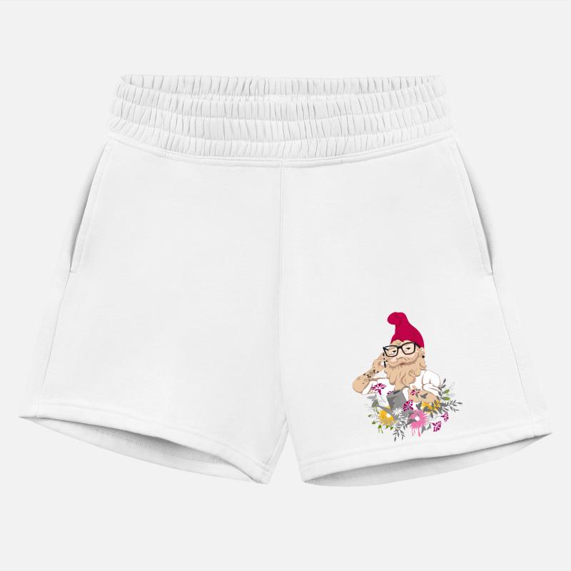 Hipster Garden Gnome with Cell Phone