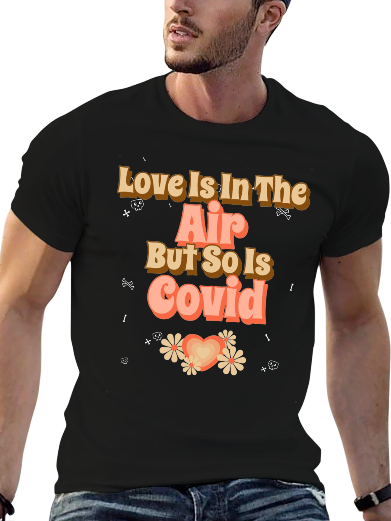 Love Is In The Air Funny Graphic T-Shirt