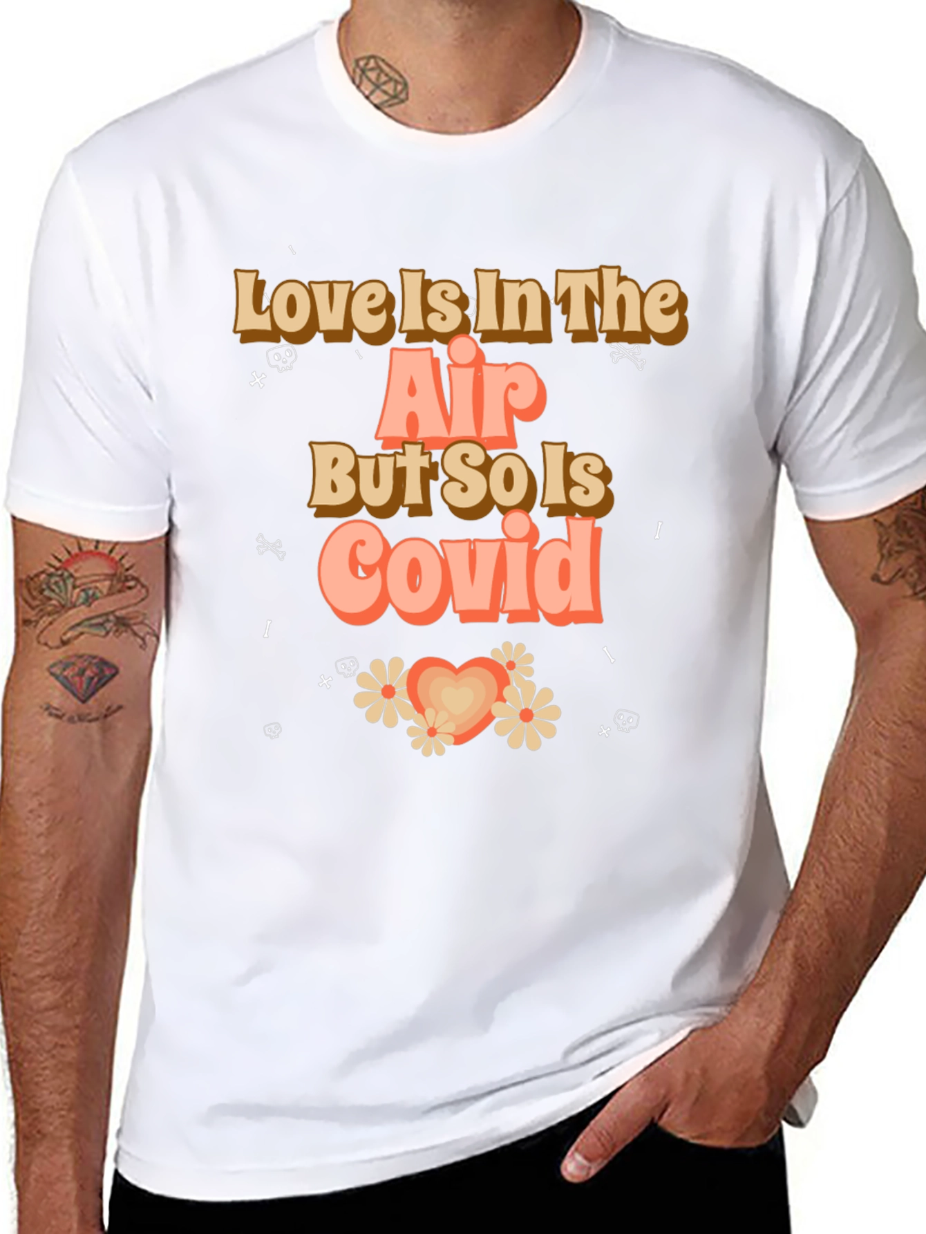 Love Is In The Air Funny Graphic T-Shirt