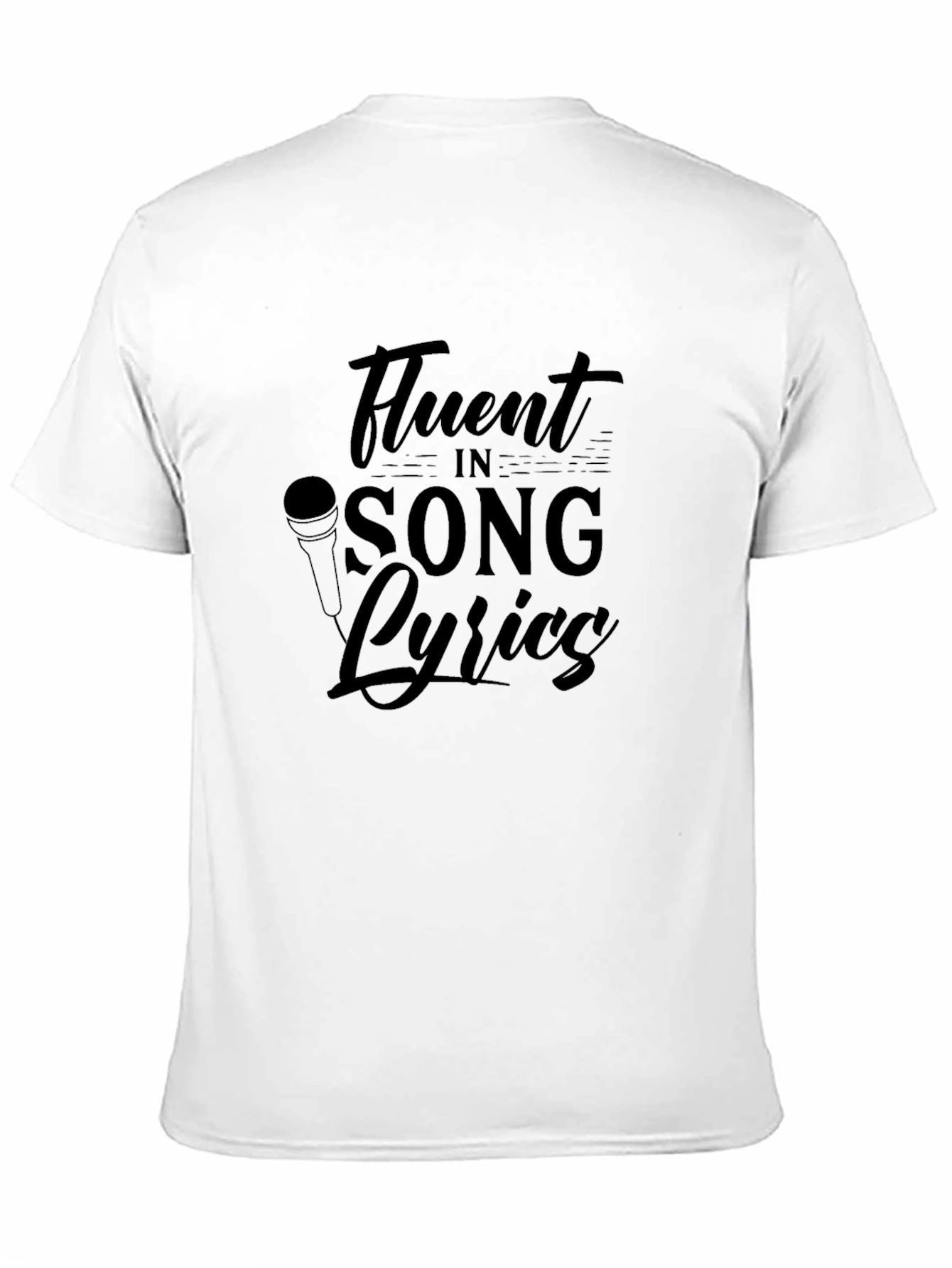 Fluent In Song Lyrics Graphic T-Shirt