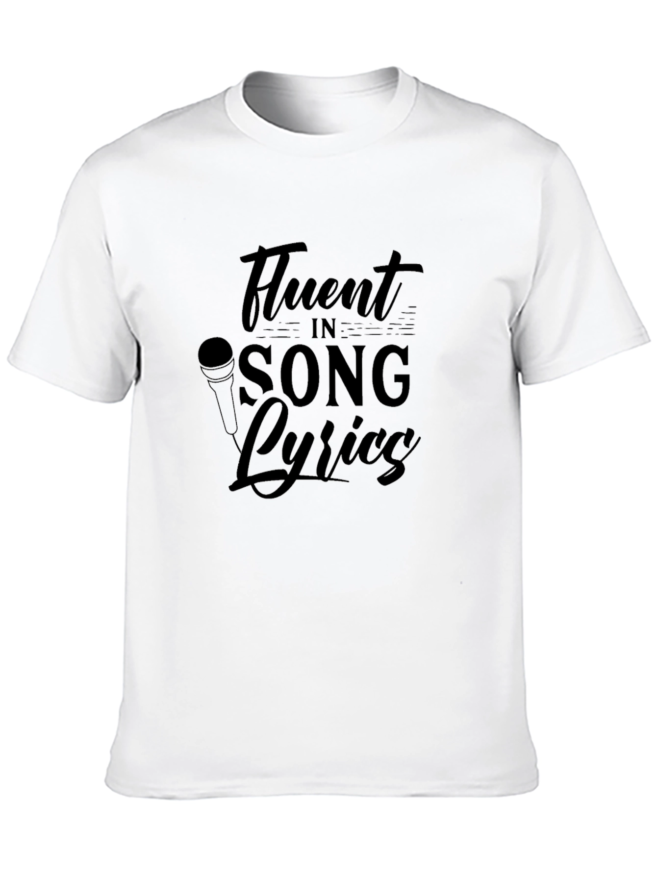 Fluent In Song Lyrics Graphic T-Shirt