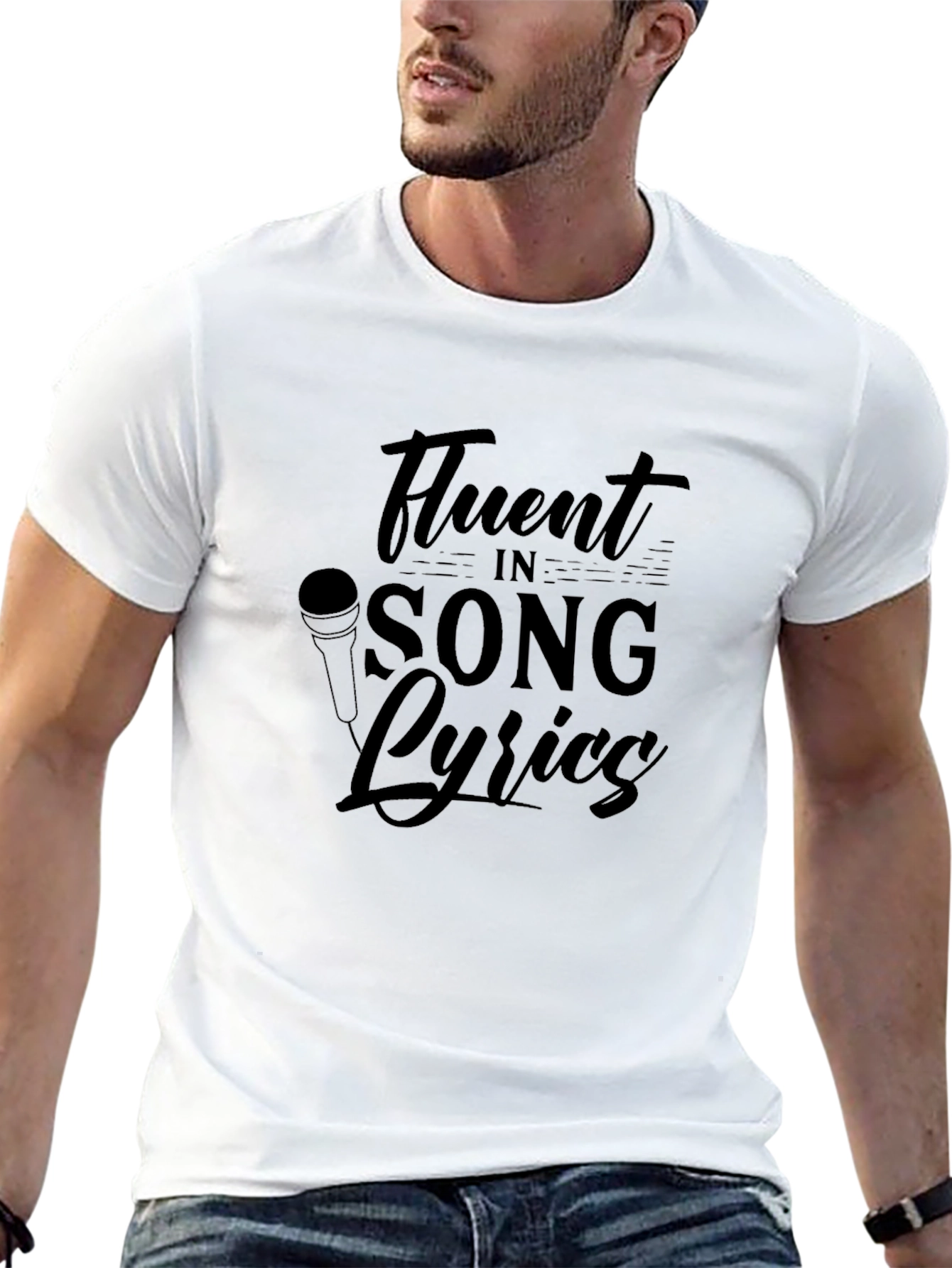 Fluent In Song Lyrics Graphic T-Shirt