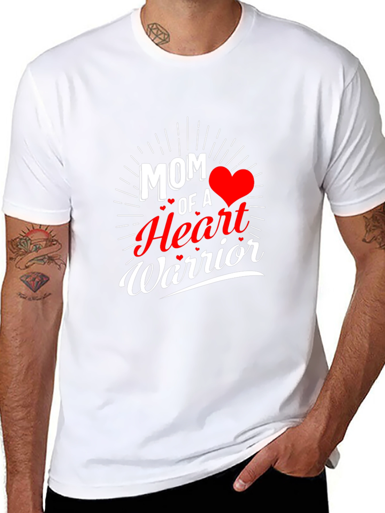 Mom of a Heart Warrior Graphic Tee