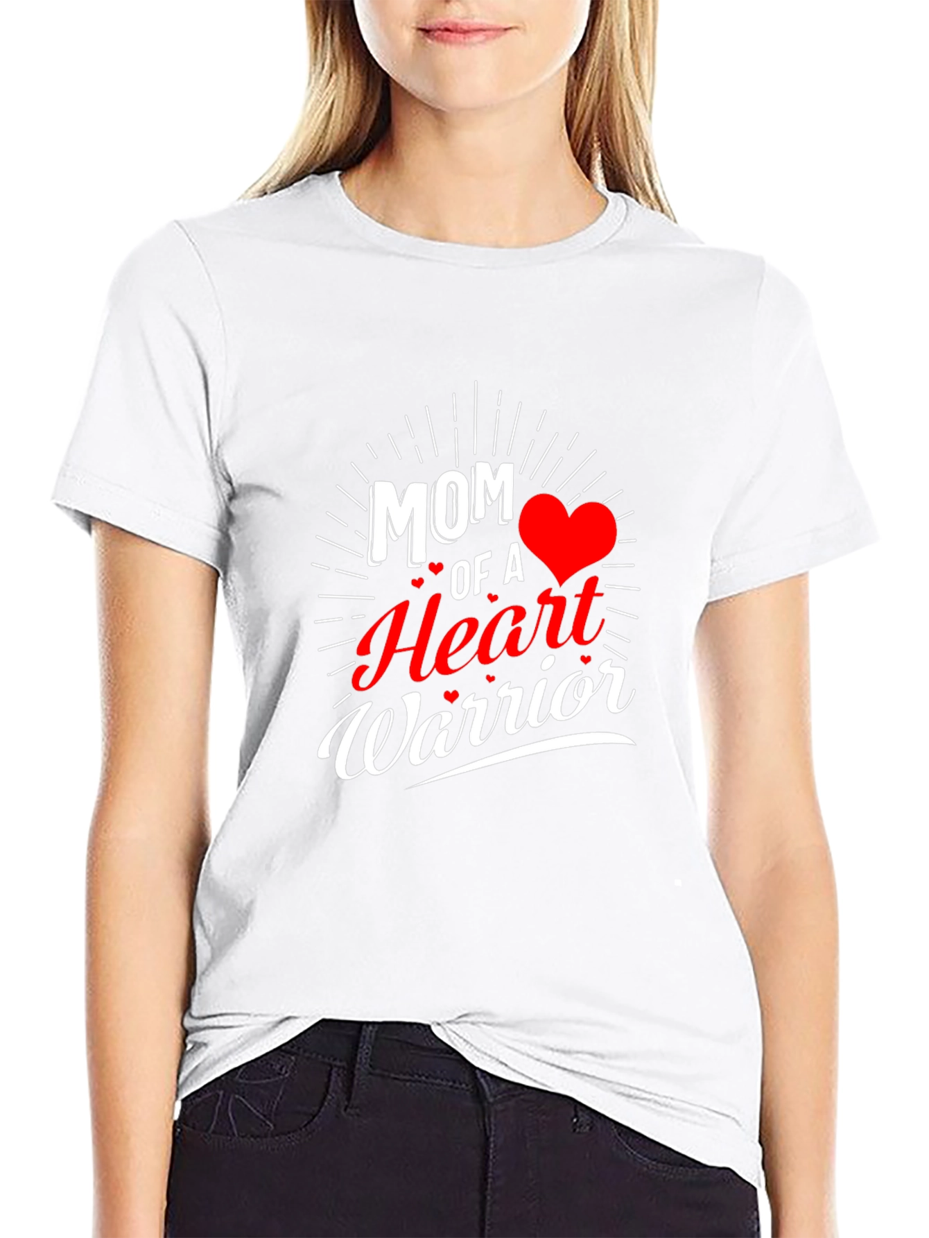 Mom of a Heart Warrior Graphic Tee