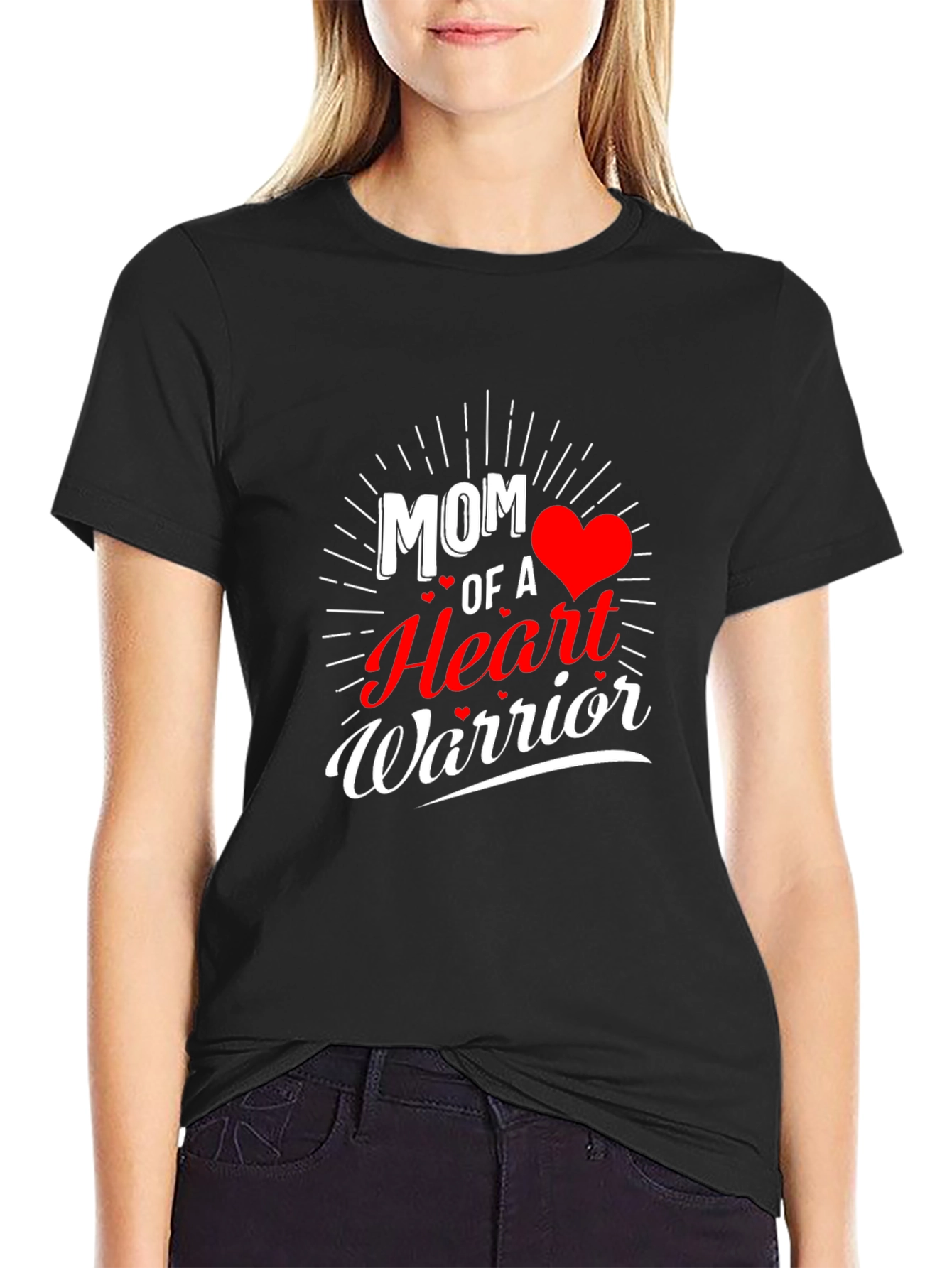 Mom of a Heart Warrior Graphic Tee