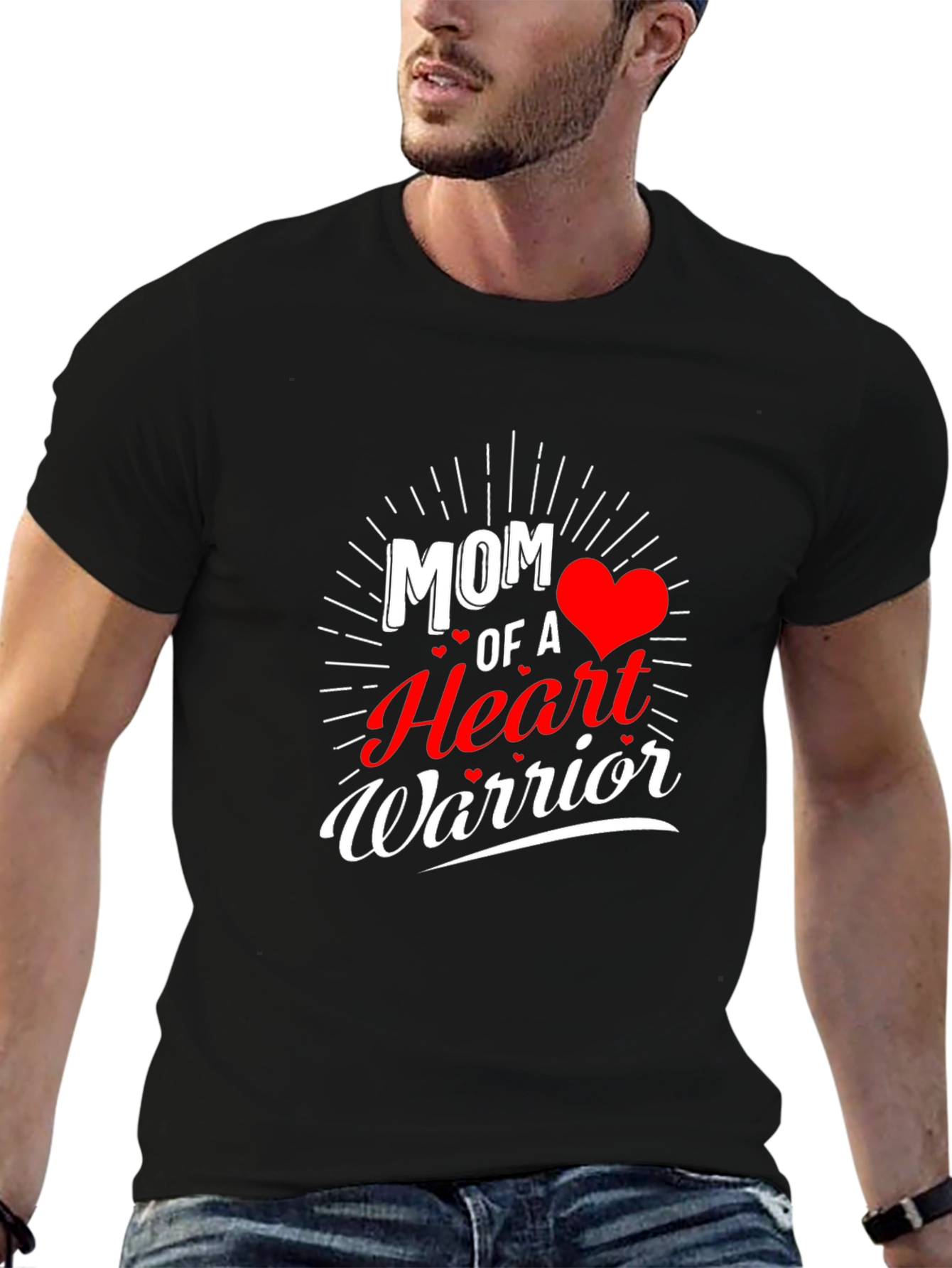 Mom of a Heart Warrior Graphic Tee