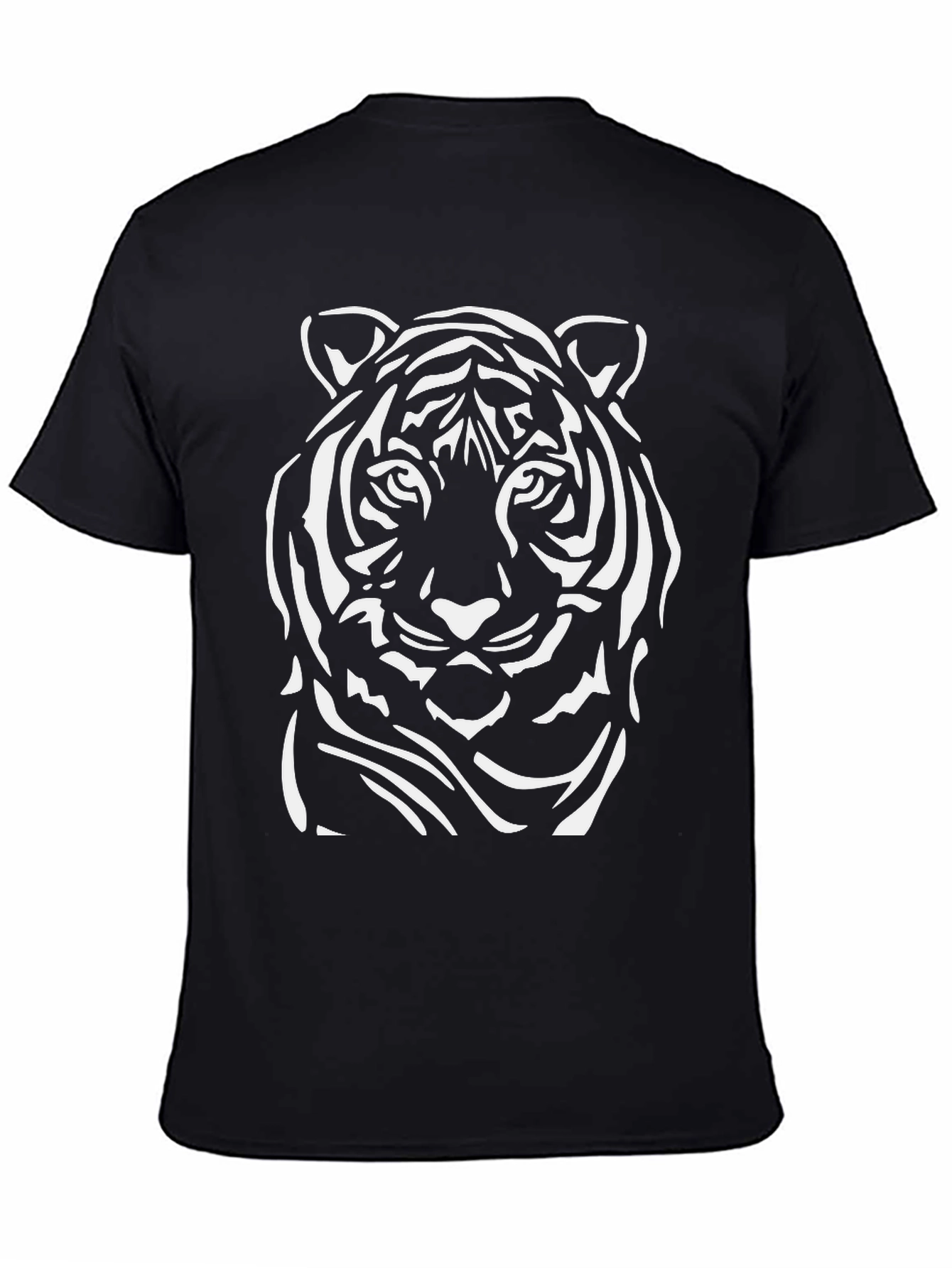 Cool Tiger Graphic Black T-Shirt