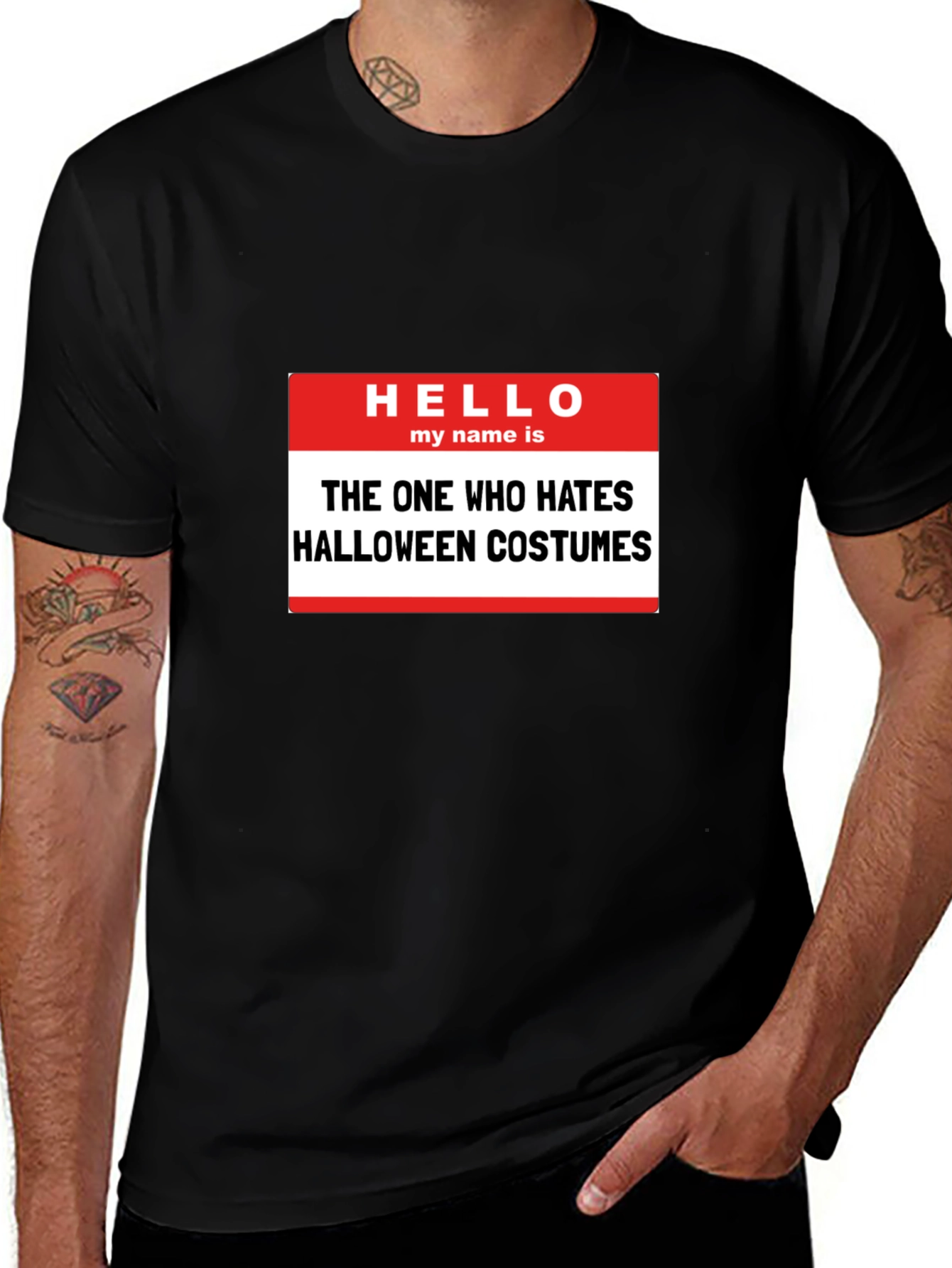 Funny Halloween Costume Hater T-Shirt