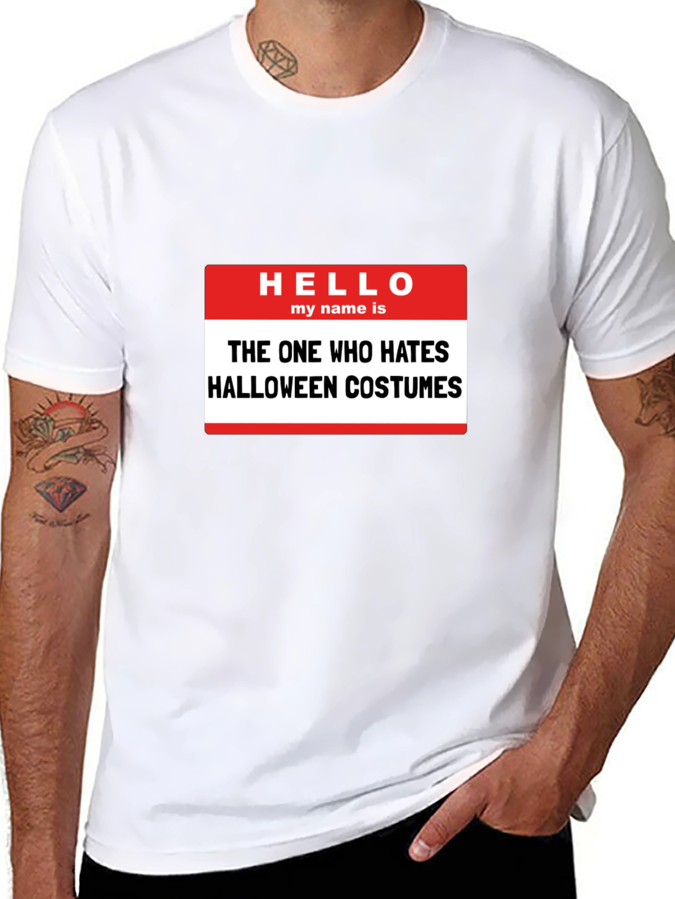 Funny Halloween Costume Hater T-Shirt