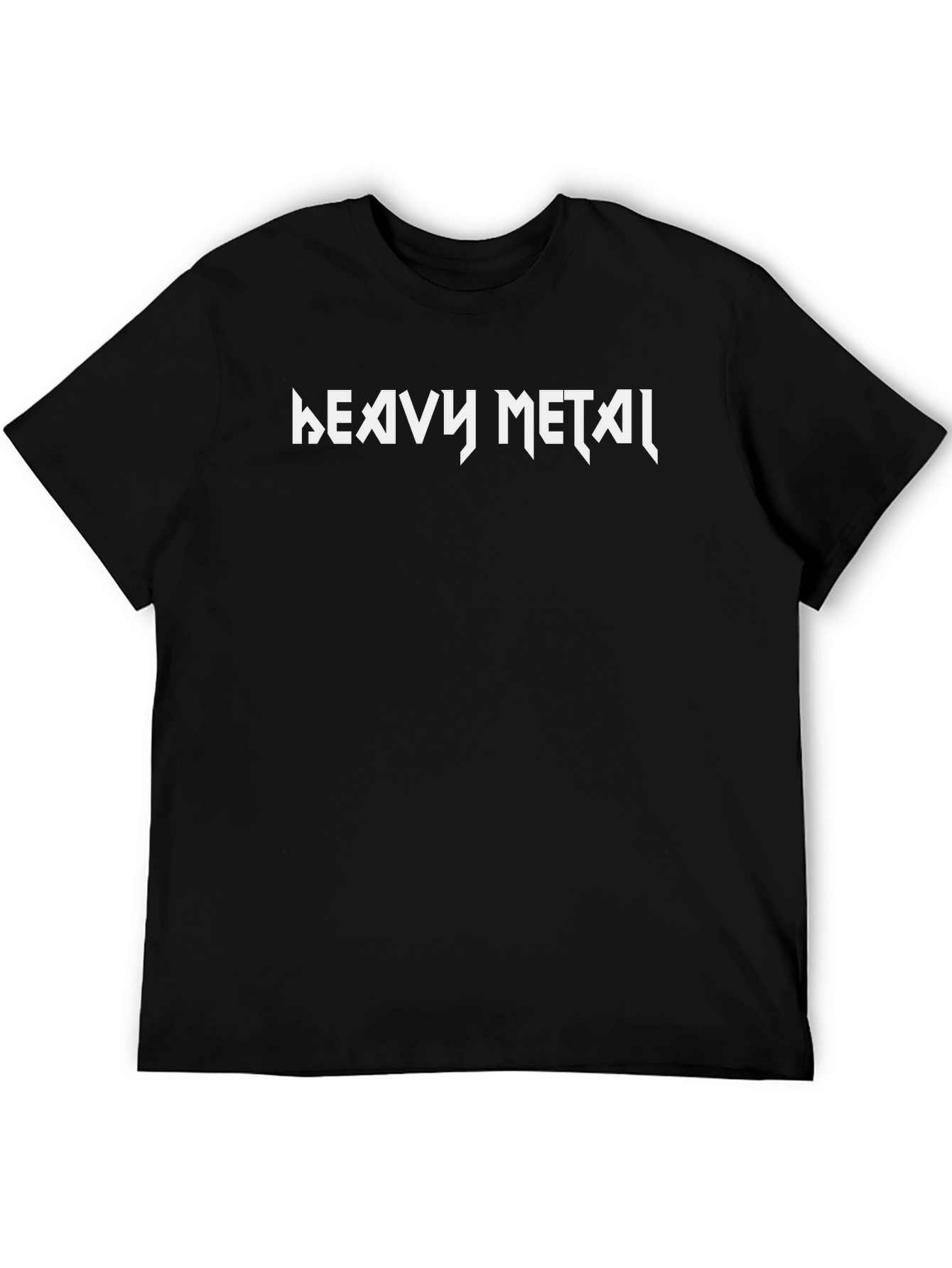 Heavy Metal Graphic Print T-Shirt