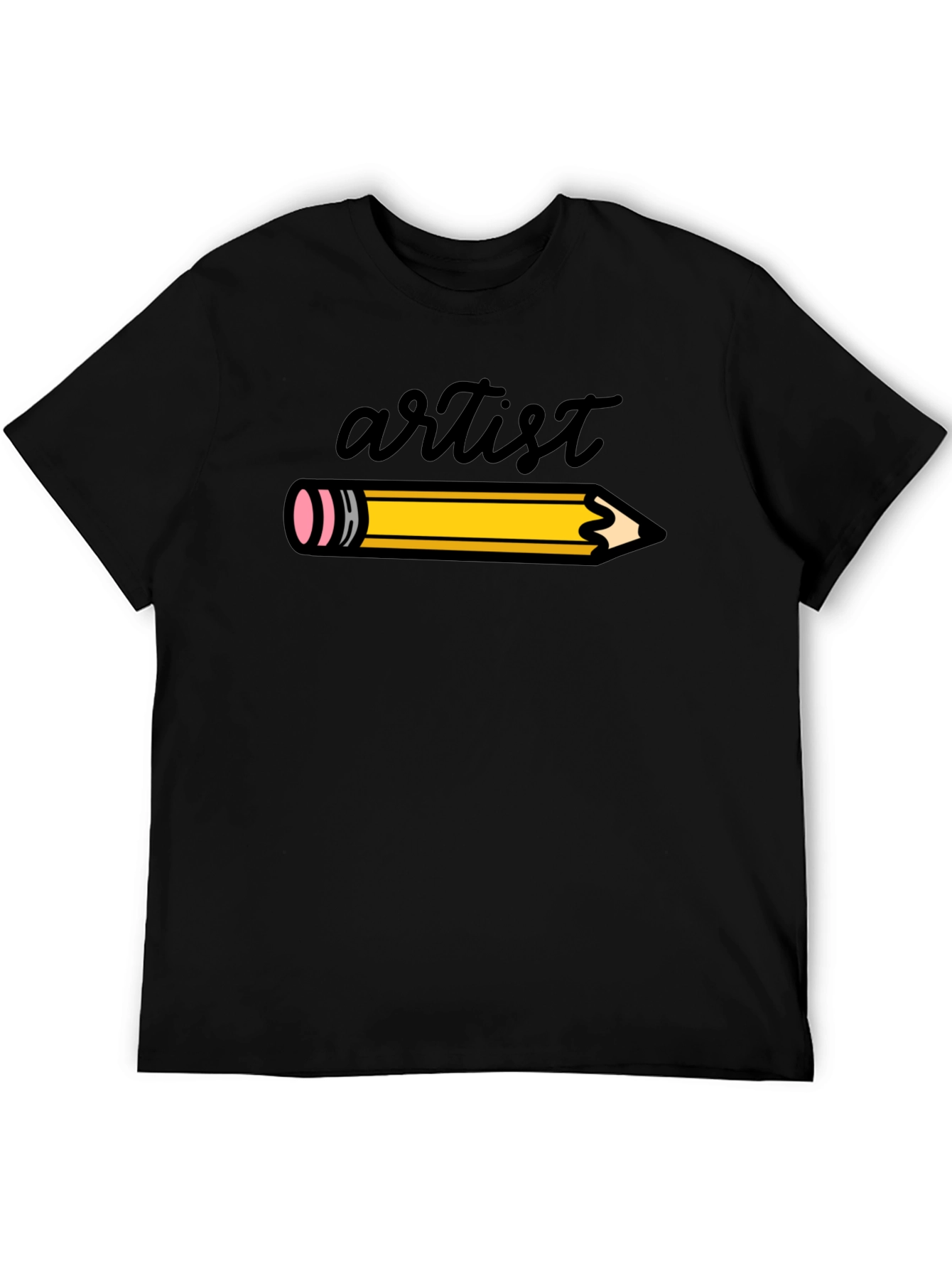 Artist Pencil Graphic Tee - Creative Style