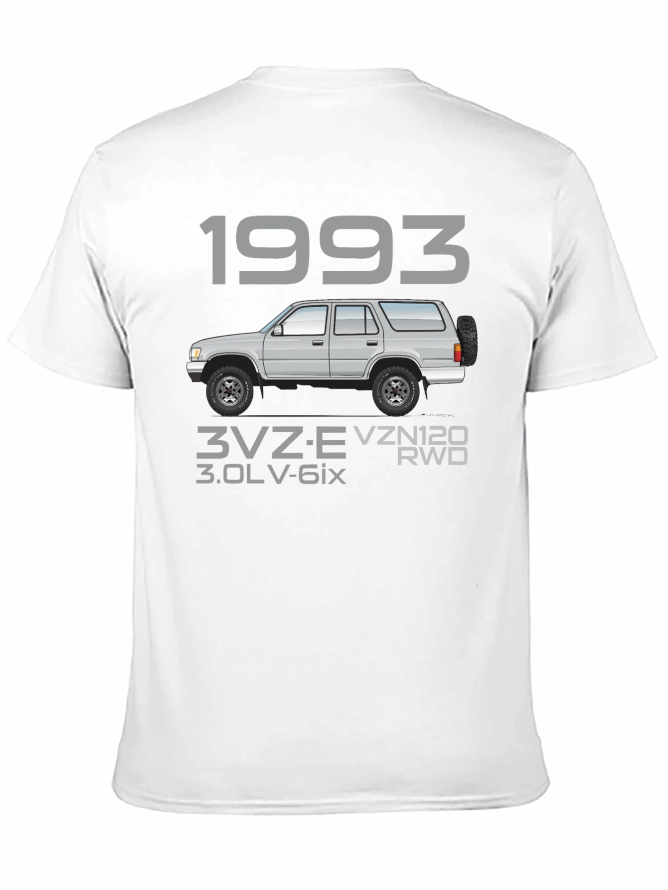 1993 4Runner T-Shirt - 3VZ-E VZN120 RWD