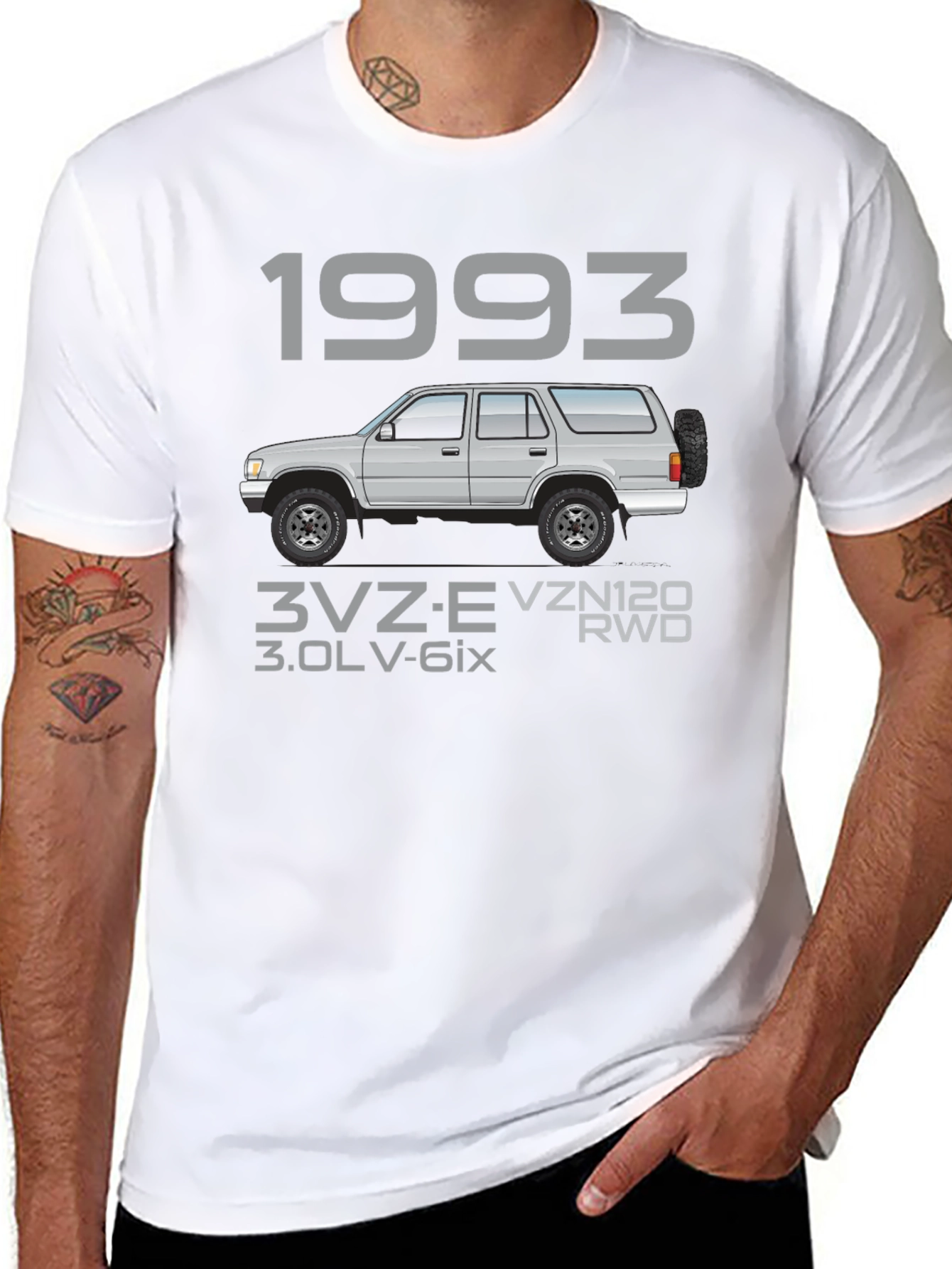 1993 4Runner T-Shirt - 3VZ-E VZN120 RWD