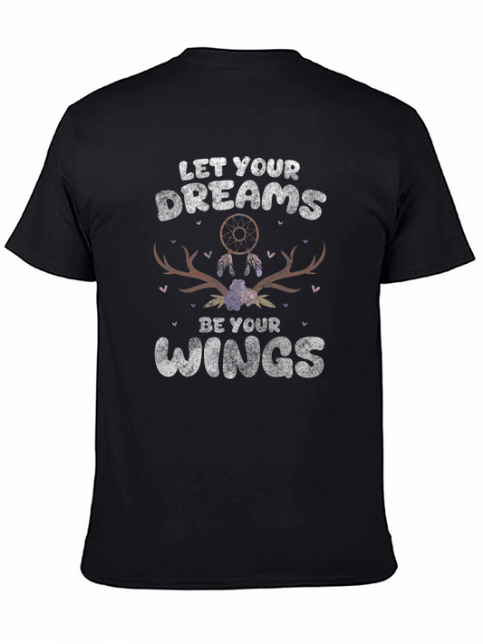 Dream Wings Graphic Tee - Boho Style