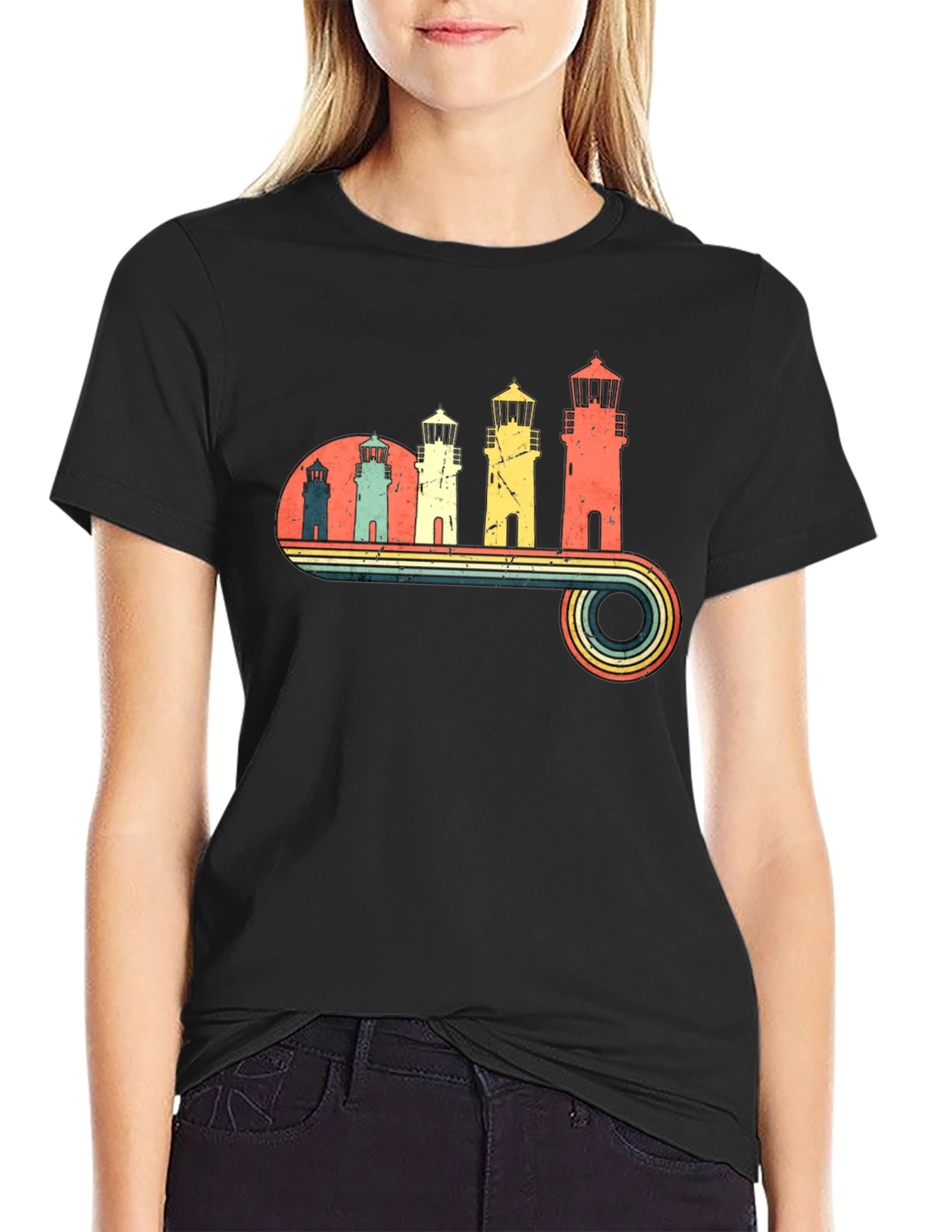Retro Lighthouse T-Shirt