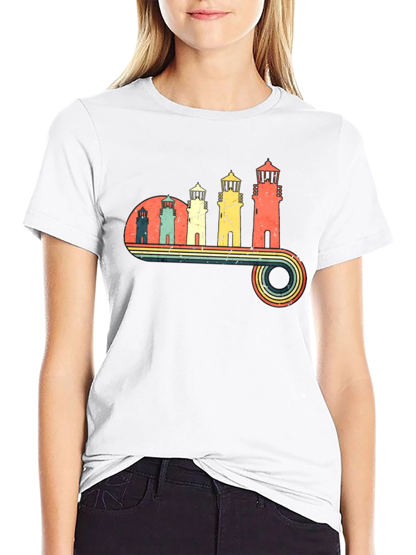 Retro Lighthouse T-Shirt