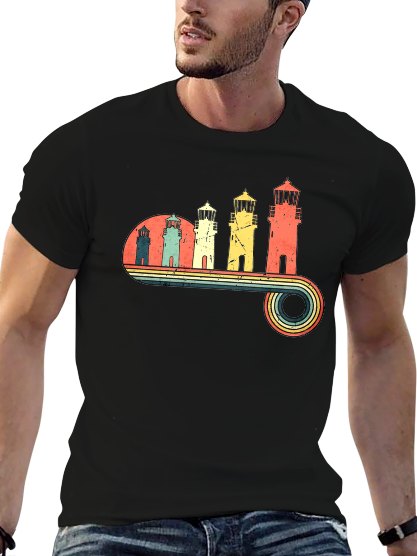 Retro Lighthouse T-Shirt
