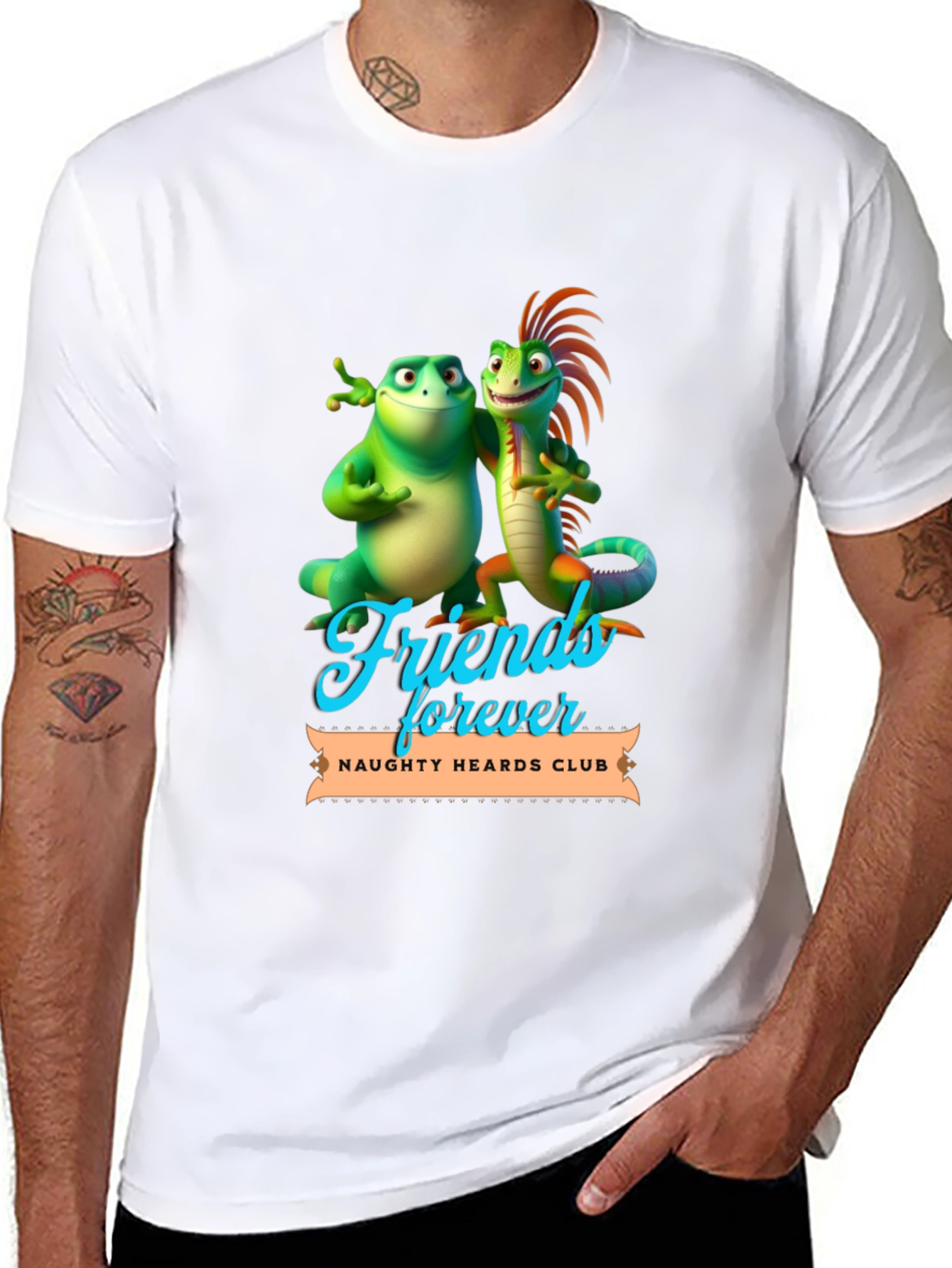 Friends Forever T-Shirt: Naughty Heards Club
