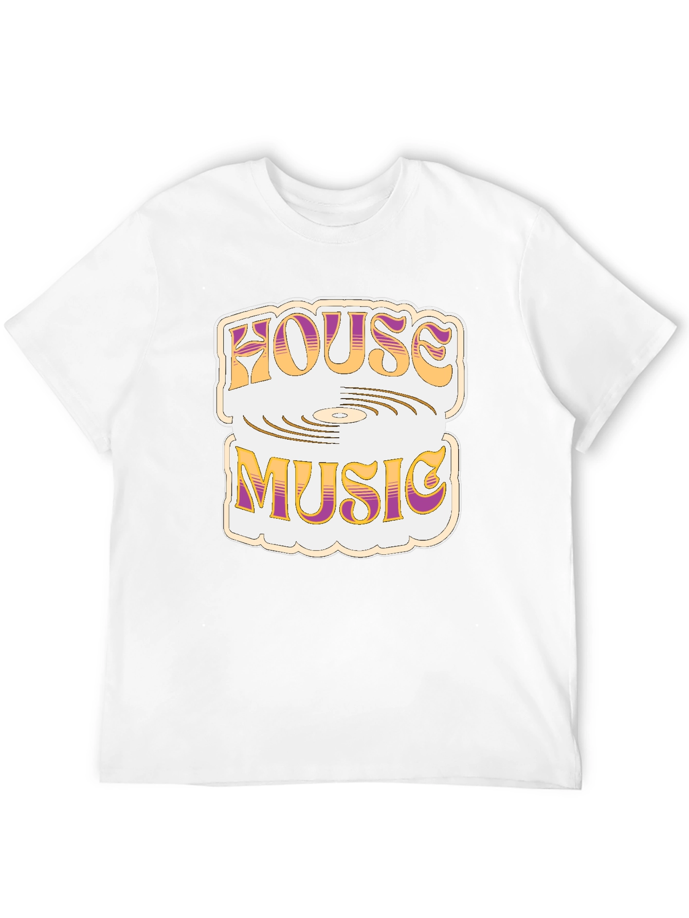 House Music Black T-Shirt