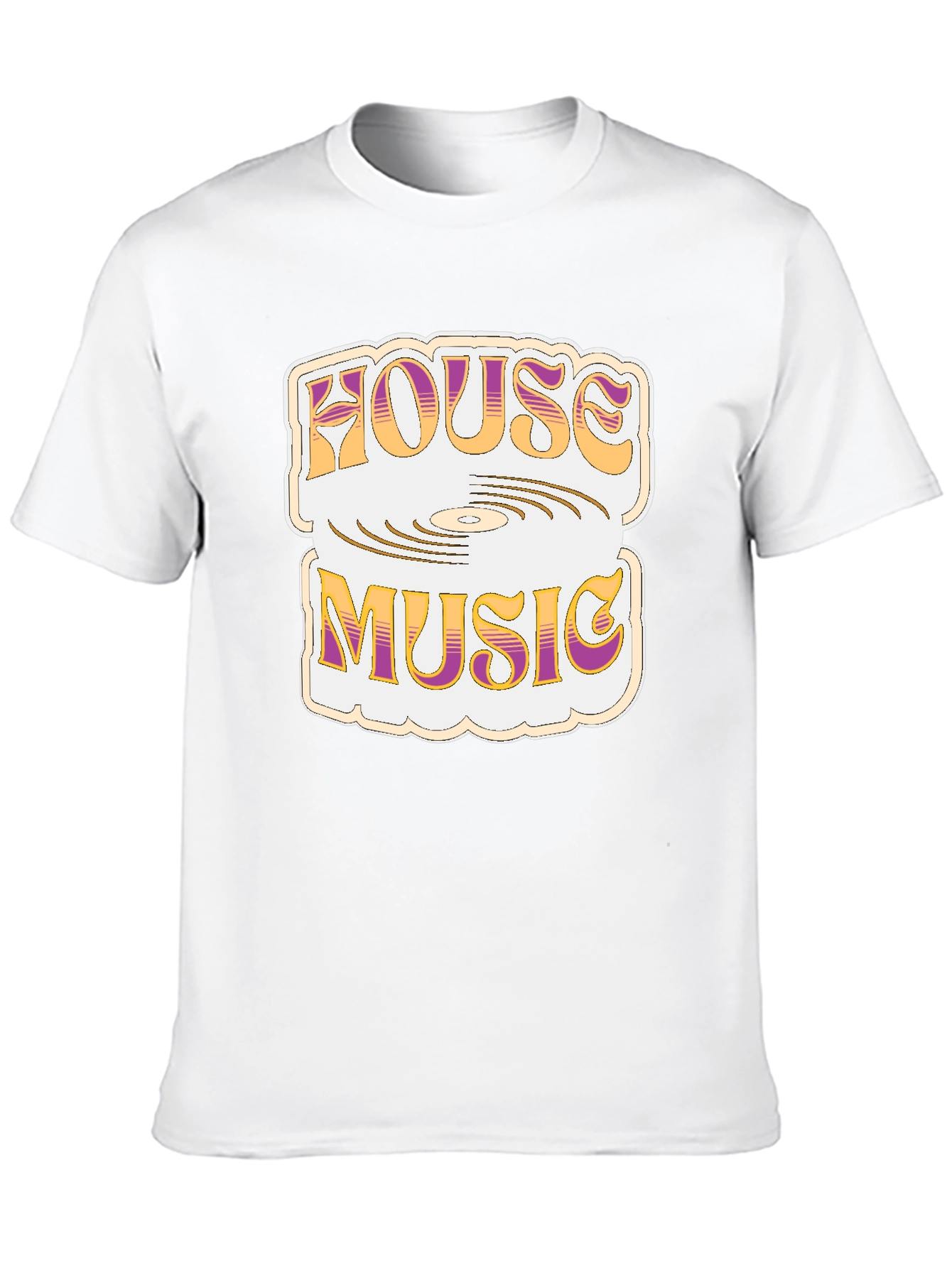 House Music Black T-Shirt