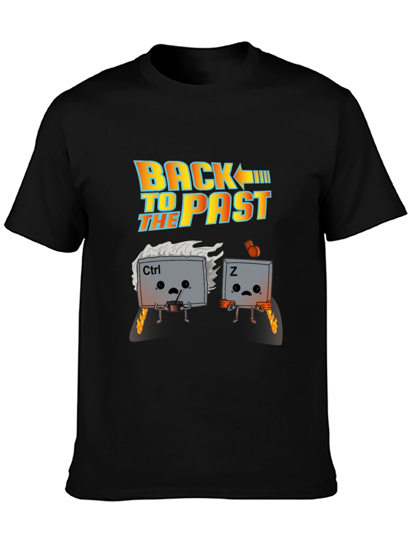 Back to the Past Ctrl+Z Graphic Tee