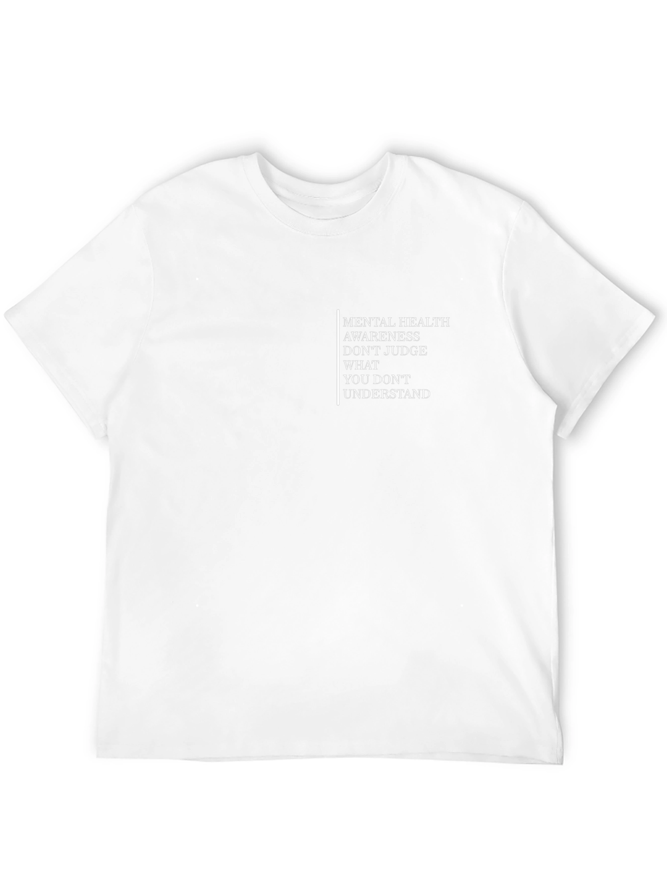 Mental Health Awareness Graphic Tee - Black